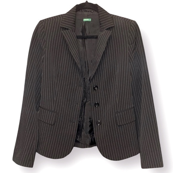 United Colors Of Benetton Jackets & Blazers - Benetton Pinstripe Blazers Size XS
